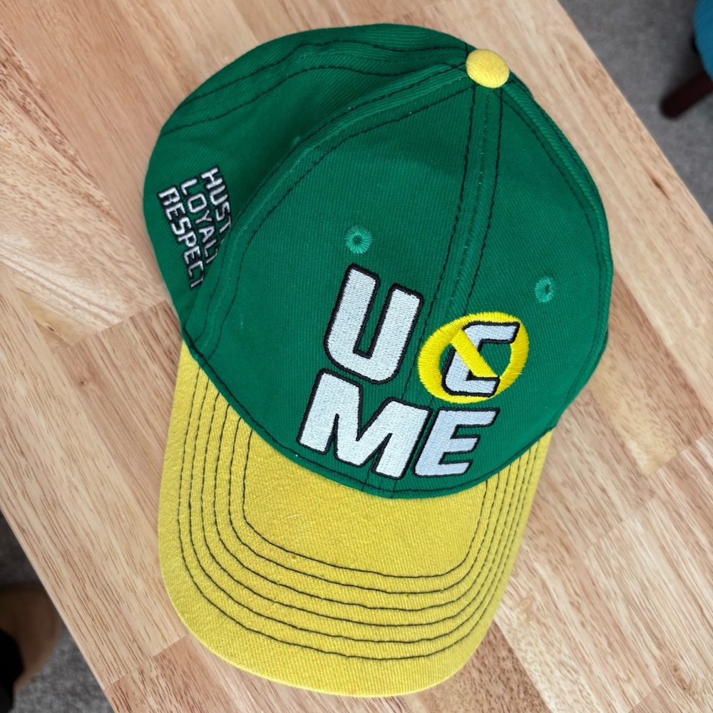 WWE, wrestling, John Cena, hat, u cant c me, never give up, earn the day, hustle
